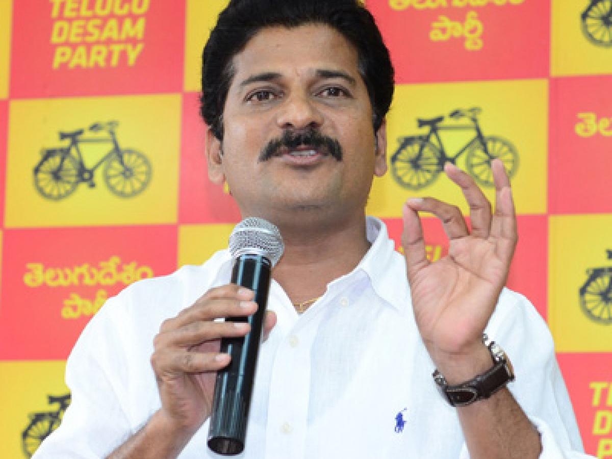 Revanth Reddy takes on TRS govt over unemployment and drought